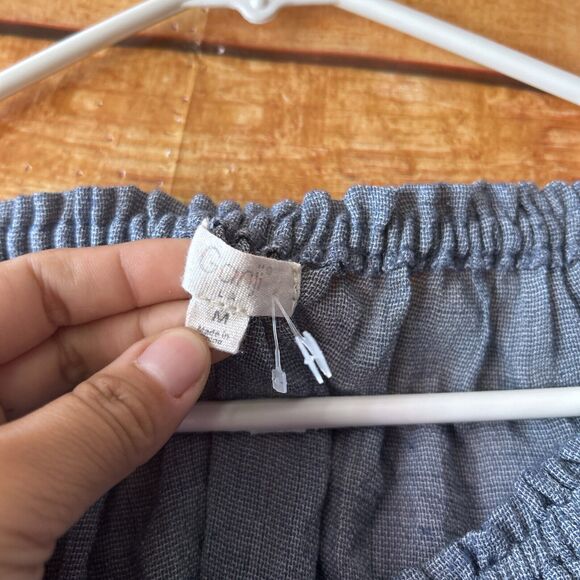 Ganji LA Off Shoulder Cotton Blend Flutter Sleeve Blouse Size M - Picture 4 of 7